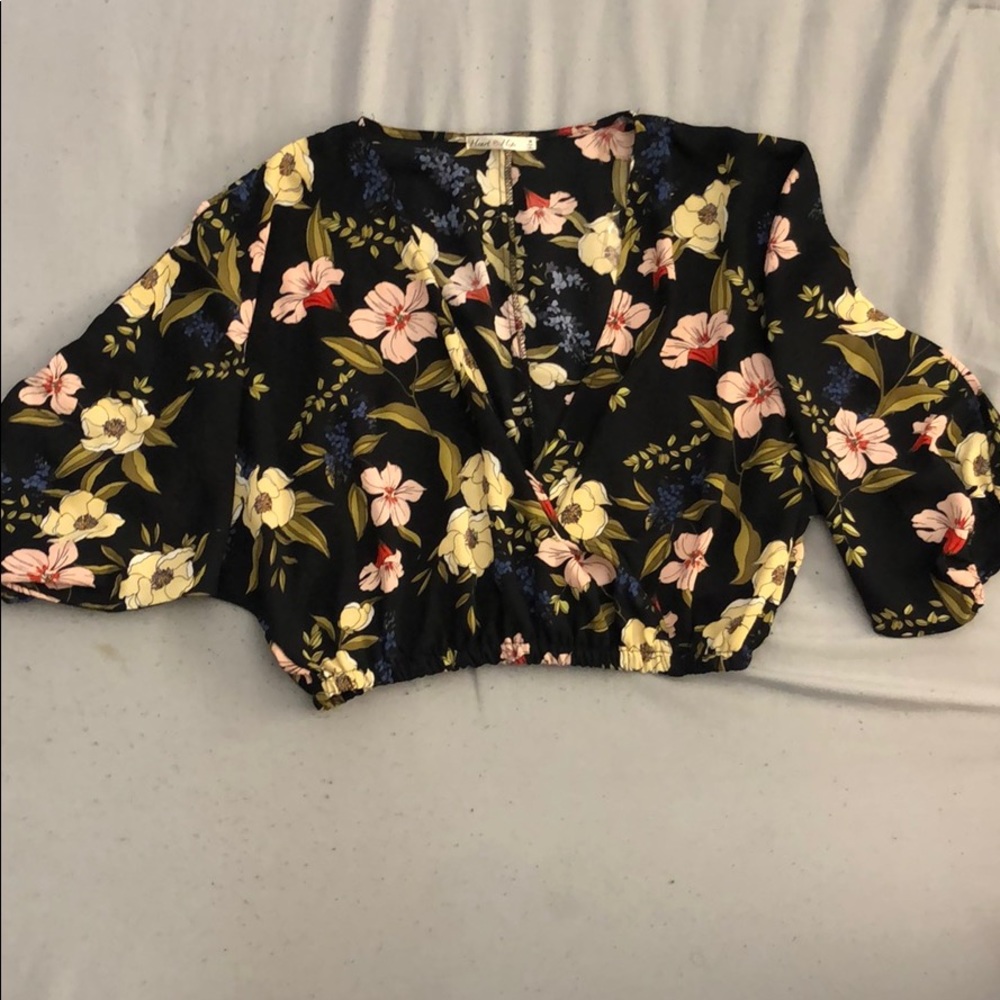 Low V Cut Blouse